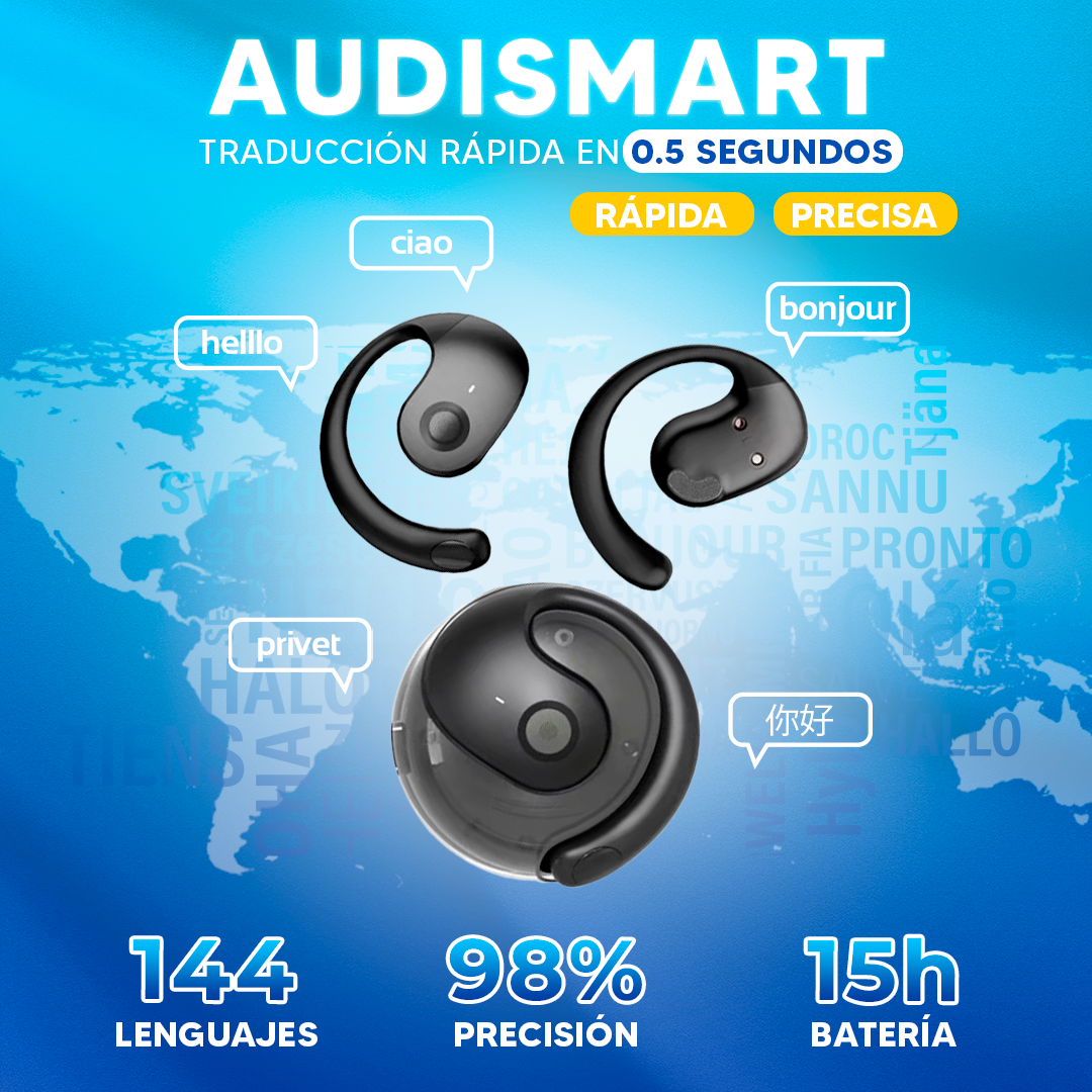 🎧 **AUDISMART - Tu traductor inteligente en auriculares**