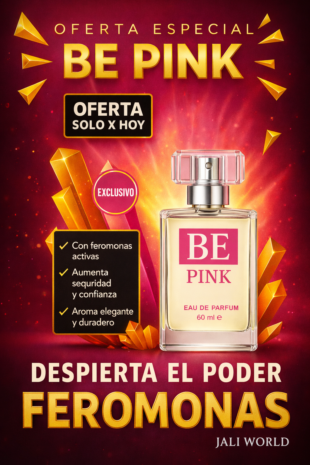 💘 BE PINK – El Perfume que te vuelve inolvidable