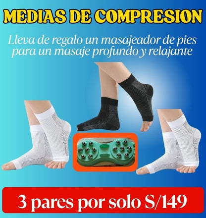 🧦Medias de Compresión para Neuropatía y Fascitis Plantar - Alivio del Dolor