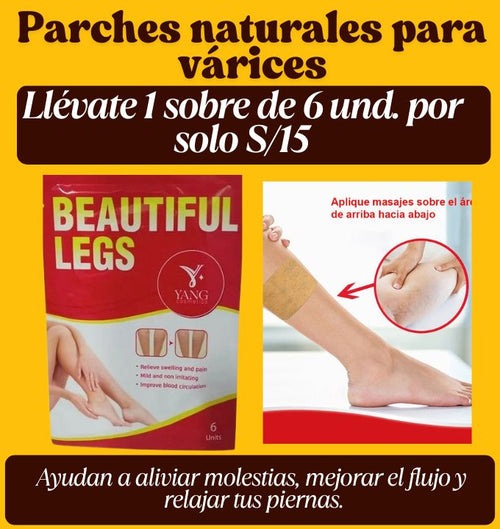 Parches Naturales para Várices